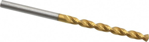 #24 High Speed Steel Drill Bit, TiN, 130° point - Guhring 9006520038600