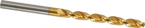 7/32" High Speed Steel Drill Bit, TiN, 130° point - Guhring 9006520055600