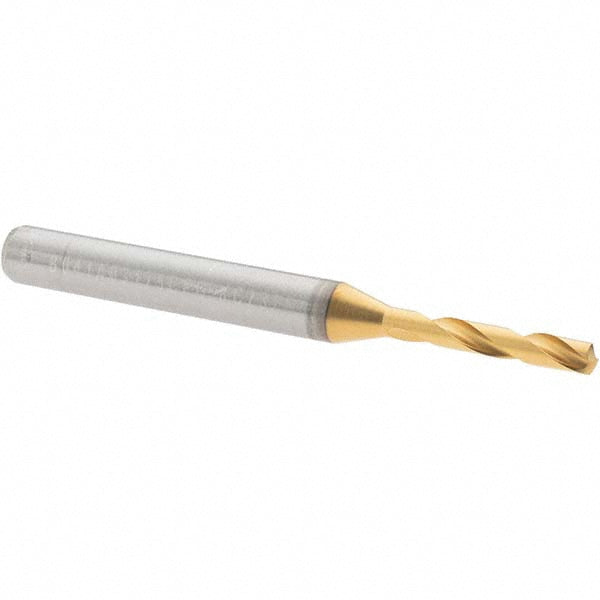 1/8" Solid Carbide Screw Machine Drill Bit, TiN, 140° point - Kennametal 4150158