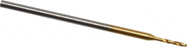 0.0197" Cobalt Drill Bit, TiN, 118° point - Guhring 9006600005000