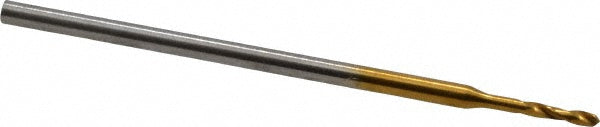 0.0236" Cobalt Drill Bit, TiN, 118° point - Guhring 9006600006000
