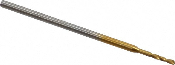 0.0248" Cobalt Drill Bit, TiN, 118° point - Guhring 9006600006300