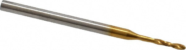 0.0315" Cobalt Drill Bit, TiN, 118° point - Guhring 9006600008000