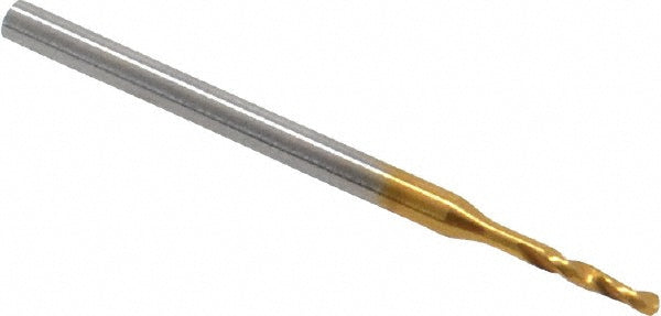 0.0327" Cobalt Drill Bit, TiN, 118° point - Guhring 9006600008300