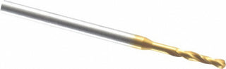 0.0394" Cobalt Drill Bit, TiN, 118° point - Guhring 9006600010000