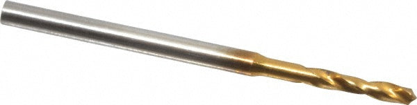0.0453" Cobalt Drill Bit, TiN, 118° point - Guhring 9006600011500
