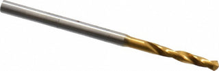 0.0492" Cobalt Drill Bit, TiN, 118° point - Guhring 9006600012500