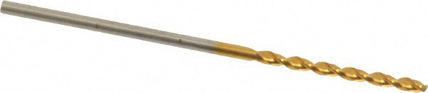 0.0492" High Speed Steel Drill Bit, TiN, 130° point - Guhring 9006520012500