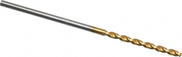 0.0512" High Speed Steel Drill Bit, TiN, 130° point - Guhring 9006520013000