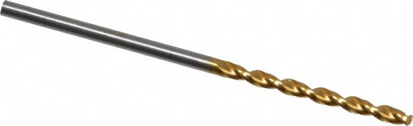 0.0709" High Speed Steel Drill Bit, TiN, 130° point - Guhring 9006520018000