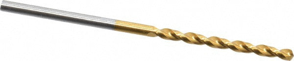0.0768" High Speed Steel Drill Bit, TiN, 130° point - Guhring 9006520019500