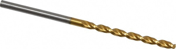 0.0945" High Speed Steel Drill Bit, TiN, 130° point - Guhring 9006520024000
