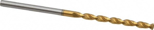 0.0965" High Speed Steel Drill Bit, TiN, 130° point - Guhring 9006520024500