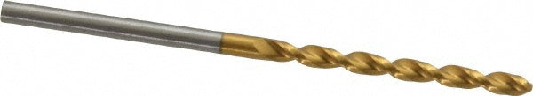 0.0984" High Speed Steel Drill Bit, TiN, 130° point - Guhring 9006520025000