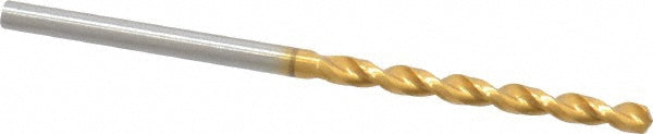 0.1024" High Speed Steel Drill Bit, TiN, 130° point - Guhring 9006520026000