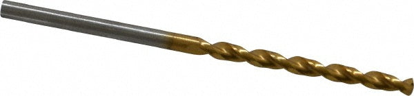 0.1063" High Speed Steel Drill Bit, TiN, 130° point - Guhring 9006520027000