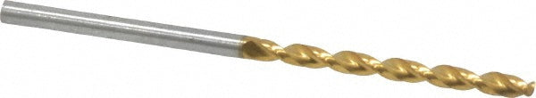 0.1083" High Speed Steel Drill Bit, TiN, 130° point - Guhring 9006520027500