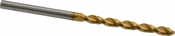 0.1378" High Speed Steel Drill Bit, TiN, 130° point - Guhring 9006520035000