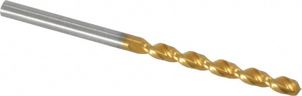 0.1457" High Speed Steel Drill Bit, TiN, 130° point - Guhring 9006520037000