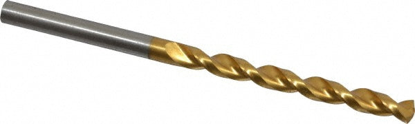 0.1752" High Speed Steel Drill Bit, TiN, 130° point - Guhring 9006520044500
