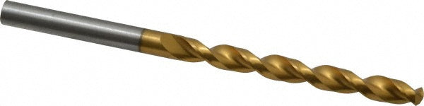0.2165" High Speed Steel Drill Bit, TiN, 130° point - Guhring 9006520055000