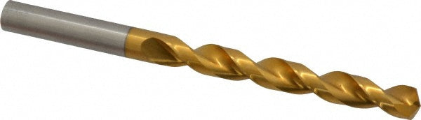 0.3937" High Speed Steel Drill Bit, TiN, 130° point - Guhring 9006520100000