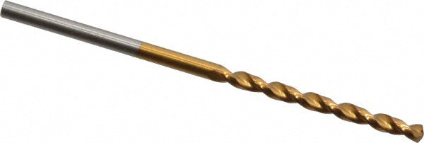 0.0768" Cobalt Drill Bit, TiN, 130° point - Guhring 9006580019500