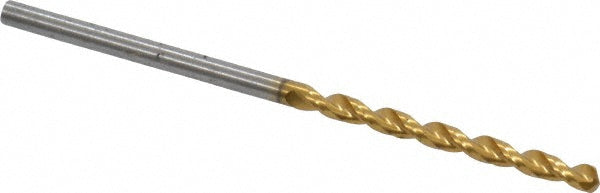 0.0807" Cobalt Drill Bit, TiN, 130° point - Guhring 9006580020500