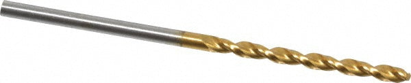 0.0846" Cobalt Drill Bit, TiN, 130° point - Guhring 9006580021500
