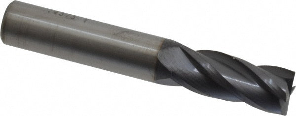7/16" 4-Flute Solid Carbide Square End Mill, AlTiN - SGS 30018