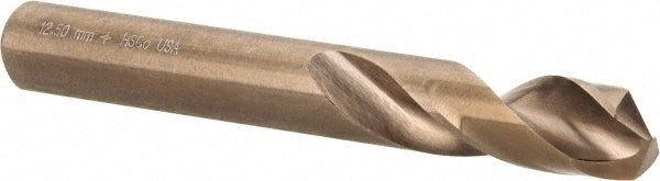 0.4921" Cobalt Screw Machine Drill Bit, Coated, 135° point - Cleveland C14819