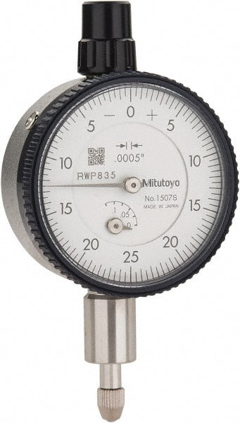 0.1250" Dial Indicator, 0.000500" grad - Mitutoyo 1507A