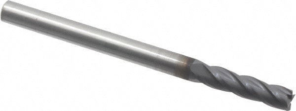 3/16" 4-Flute Solid Carbide Square End Mill, AlTiN - SGS 31748