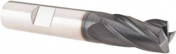 1/2" 4-Flute Solid Carbide Corner Radius End Mill, AlTiN - SGS 38174