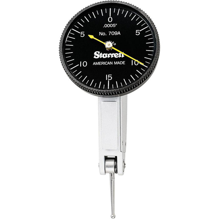 0.0100" 7-Piece Dial Indicator, 0.000100" grad - Starrett 64608