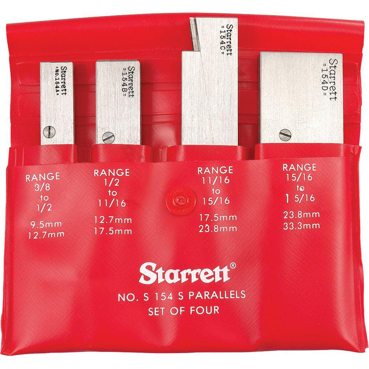 4-Piece Parallel Set - Starrett 50584