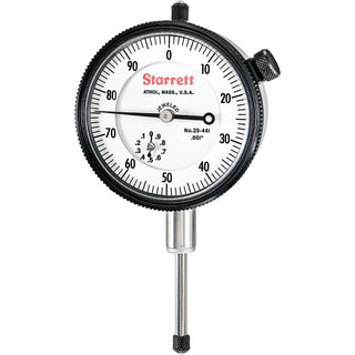 1.0000" Dial Indicator, 0.001000" grad - Starrett 53295