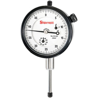 1.0000" Dial Indicator, 0.000500" grad - Starrett 53304