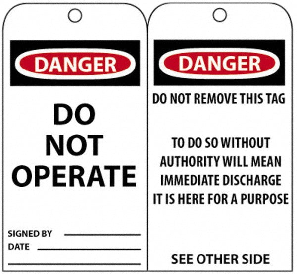 DANGER Tag - AccuformNMC RPT1