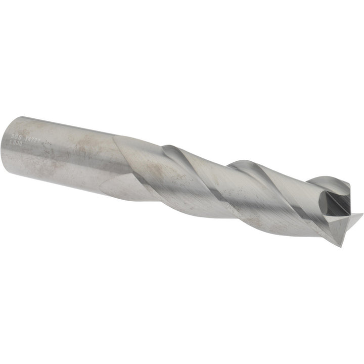 1" 3-Flute Solid Carbide Square End Mill - SGS 34727