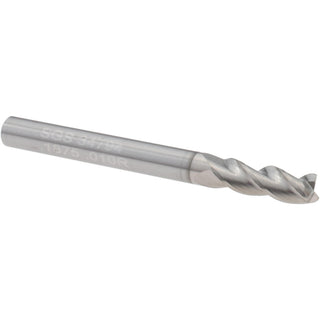 3/16" 3-Flute Solid Carbide Corner Radius End Mill, TIB2 - SGS 34794
