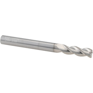 1/4" 3-Flute Solid Carbide Corner Radius End Mill, TIB2 - SGS 34796