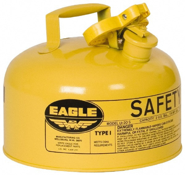 Yellow; Yellow Safety Can - Eagle UI20SY
