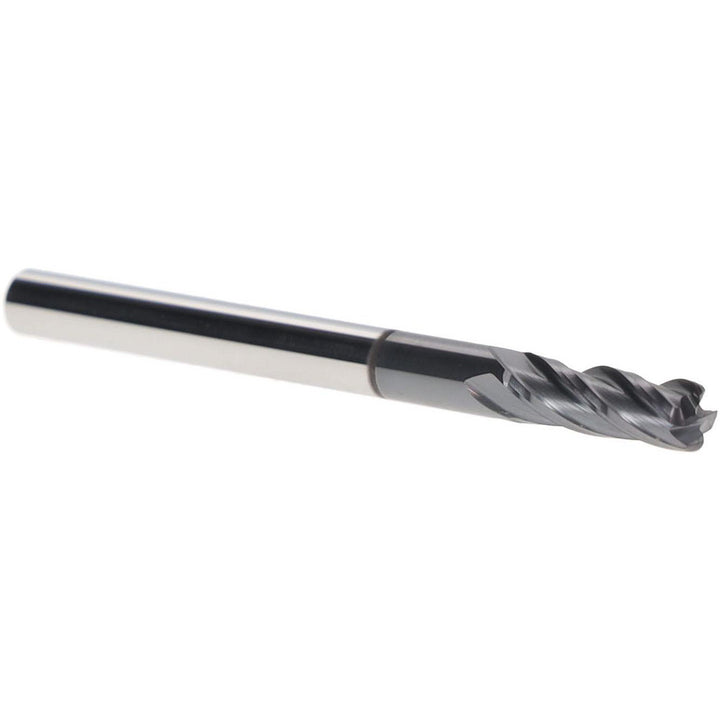 0.1575" 4-Flute Solid Carbide Corner Radius End Mill, AlTiN - Iscar 5620052