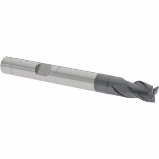 0.2362" 3-Flute Solid Carbide Corner Radius & Corner Chamfer End Mill, AlTiN - Iscar 5620534