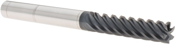 3/8" 6-Flute Solid Carbide Square End Mill, TiAlN - Iscar 5620963