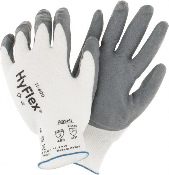 Gray; White Industrial Gloves - Ansell 205595