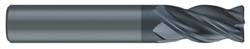 1/2" 4-Flute Solid Carbide Square End Mill, AlTiN - SGS 36597