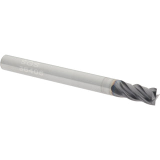 3/16" 4-Flute Solid Carbide Square End Mill, AlTiN - SGS 36408