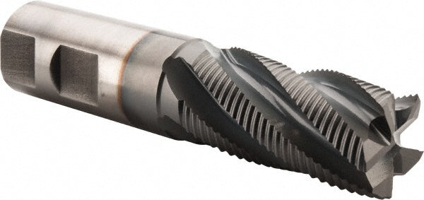 1" 5-Flute Cobalt Roughing End Mill, TiCN - Hertel 87144457